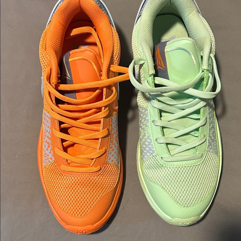 Nike Dual-Tone Orange and Mint Sneakers ja morant - Picture 4 of 7